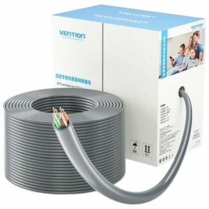 Bobina de Cable RJ45 UTP Vention IJCH305 Outdoor Patch Cat.5e/ 305m/ Gris