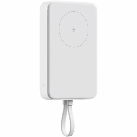 Powerbank 10000mAh Xiaomi 33W Magnetic Power Bank 10000 (Integrated Cable)/ Wireless/ Blanca - Imagen 2
