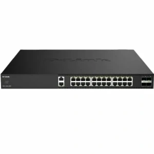 Switch Gestionable D-Link DXS-1250-28YP/E 24 Puertos/ RJ-45 10Gbps/ SFP/ PoE