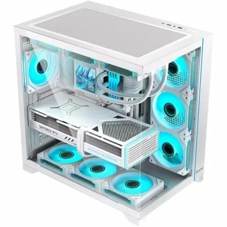 Caja Gaming Semitorre Hiditec H3 Pro// Blanca - Imagen 2