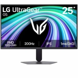 Monitor Gaming LG UltraGear G5 25G523B-B 25"/ Full HD/ 1ms/ 200Hz/ IPS/ Negro