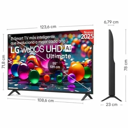 Televisor LG UHD 55UA75006LA 55"/ Ultra HD 4K/ Smart TV/ WiFi - Imagen 2