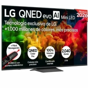 Televisor LG QNED evo AI QNED8EB Mini LED 75QNED8EB3A 75"/ Ultra HD 4K/ Smart TV/ WiFi