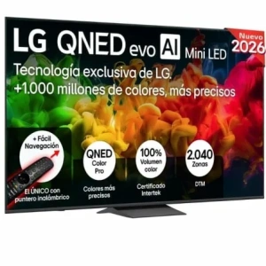 Televisor LG QNED evo AI QNED83B Mini LED 85QNED8EB3A 85"/ Ultra HD 4K/ Smart TV/ WiFi