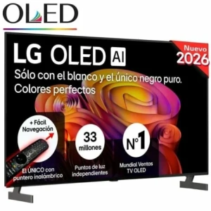 Televisor LG OLED AI B6 OLED55B6ELC 55"/ Ultra HD 4K/ Smart TV/ WiFi