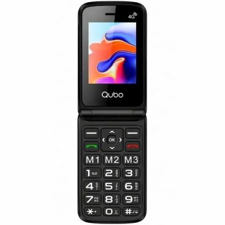 Teléfono Móvil Qubo X-247RDC 4G para Personas Mayores/ Rojo - Imagen 2