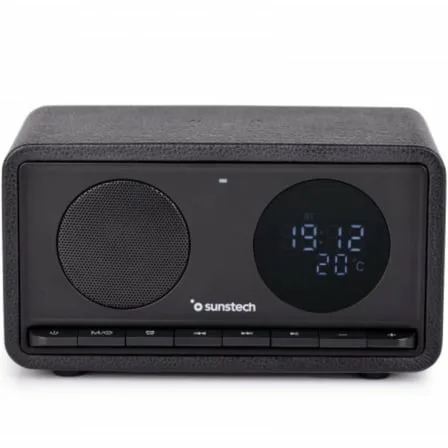 Radio Portátil Sunstech RPBT460/ con Batería/ Negra