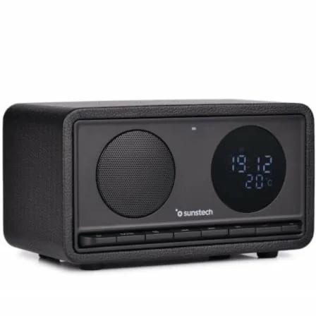 Radio Portátil Sunstech RPBT460/ con Batería/ Negra - Imagen 2
