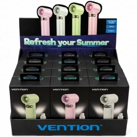 Pack 12 Ventiladores de Mano Vention PBE-PACK2/ 100 velocidades