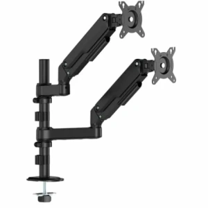 Soporte de Mesa con Contrapeso para 2 Monitores Aisens DT32TSR-453/ Giratorio/ Inclinable/ hasta 9kg