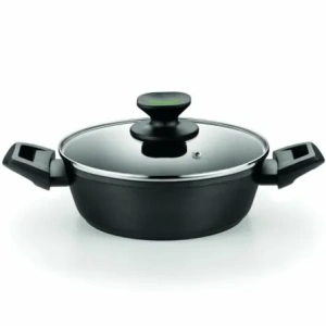 Cacerola Baja Monix Green M480528/ Ø28cm/ Aluminio forjado/ Apta para Inducción