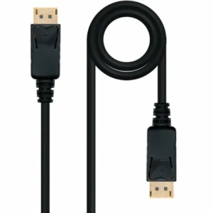 Cable Displayport 1.2 4K Nanocable 10.15.2310/ Displayport Macho - Displayport Macho/ 10m/ Negro