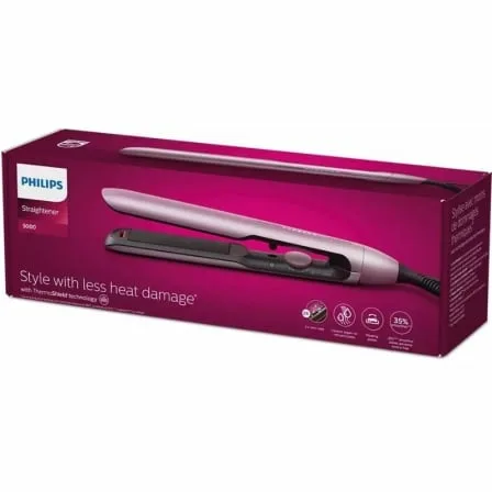 Plancha para el Pelo Philips Straightener 5000 BHS530/ Rosa - Imagen 2