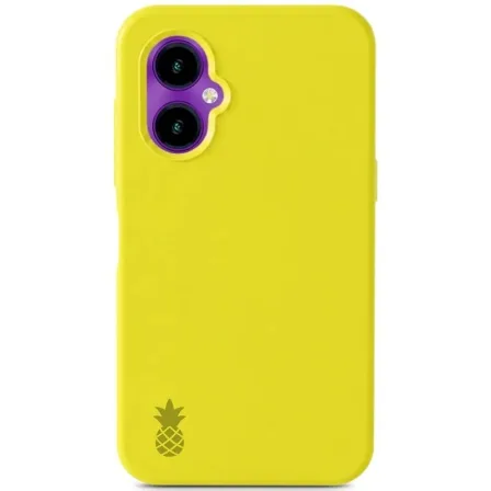 Funda Silicona + Protector de Pantalla de Cristal Templado SPC Wuum One Protection Pack 4354Y/ Compatible con SPC Wuum One/ Amarilla - Imagen 3