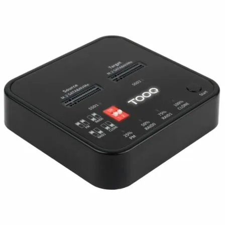 Docking Station para SSD M2 SATA/NVMe TooQ TQDS-201B