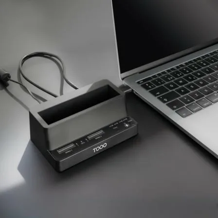 Docking Station para SSD M2 SATA/NVMe TooQ TQDS-502B - Imagen 3