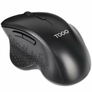 Ratón Ergonómico Inalámbrico TooQ TQMWG-1105-B/ Hasta 1600 DPI